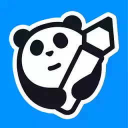竹子和熊猫绘画图 图标